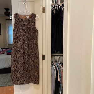 J.Crew leopard print dress